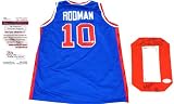 Dennis Rodman "HOF 11" Autographed Detroit Pistons Jersey