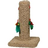 PETCO Cat Scratch Post with Feather Toys