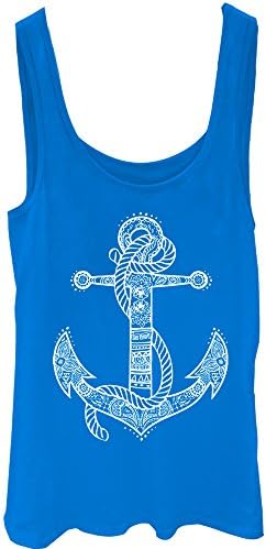 Lost Gods Henna Anchor Juniors S Graphic Tank Top