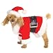Pet Supplies : Velour Santa Dog Costume - Medium Dog