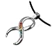Awareness Ribbon Rainbow Gem Pendant Gay Lesbian Pride