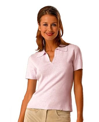 LeComte Damen-Pullover Pullover mit Kragen rosé-rosa