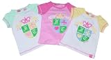 Toddler Girls' Cotton T-Shirt with Glitter Crown Screenprint