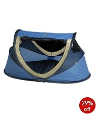Nscessity Deluxe Travel Centre with 25+ UV Protection - Royal Blue & Beige