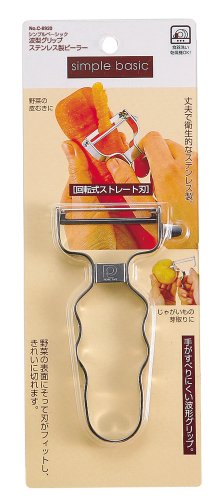 パール金属 シンプルベーシック 波型グリップステンレス製 ピーラー C-8920C-8920