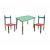 Wooden Childrens Table and Chair Set