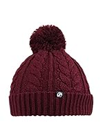 Seventy Seven Gorro Cable Knit Pom (Burdeos)
