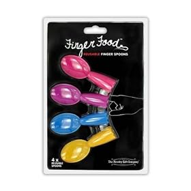 NOVELTY GIFT COMPANY Dr�les de cuill�res Finger Food Spoons