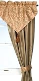 Waterford Brogan Pole Top Drape Panel, Moss/Russet