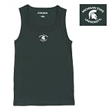 Michigan State Spartans NCAA Debut Tank Top Shirt For Women (Dk Pine)