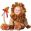 Lil Characters Unisex-baby Infant Lion Costume, Brown, 6-12 Months