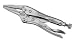 Stanley 84-040 6-Inch Locking Long Nose Plier