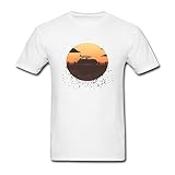 FLLVXP Men's Summer Trip T-shirt White S