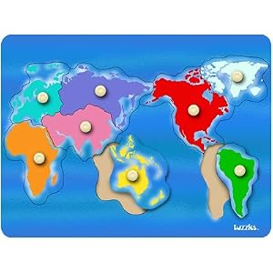 Tuzzles 8-KN3X4-017 Tuzzle's World Puzzle