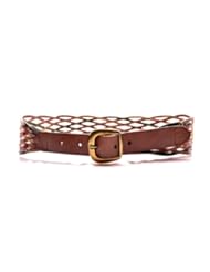 Fossil Womens Studded Open Weave Belt-M-Multi