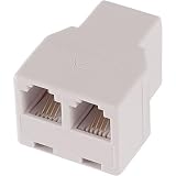 GE Duplex In-Line Adapter, White
