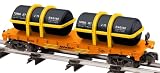 Lionel American Flyer BNSF Flatcar with Turbo Engine Load
