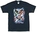 Justice League The Coming Strom Mens Short-Sleeve T-Shirt, Navy, M