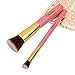 Soobest 10 Piece Synthetic Bristles Makeup Brush Set with Carry Bag - Pink
