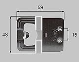 LIXIL部品 新日軽ブランド部品：クレセント受け（空掛け防止機構付）[E8CLU1066] ステンカラー[E8CLU1066]