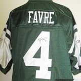 Brett Favre Signed New York Jets Green Jersey