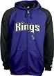 Sacramento Kings Bru Full Zip Fleece Hooded Sweatshirt