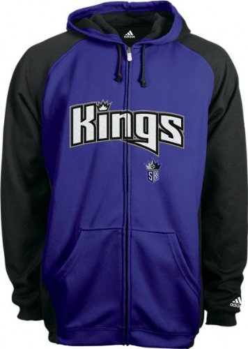 Sacramento Kings Bru Full Zip Fleece Hooded Sweatshirt