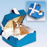 WELSH CORGI PEMBROKE Dogs Unique Gift Box CHRISTMAS ORNAMENT New Gift