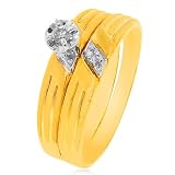 10K TT Diamond Ring, size 6.8