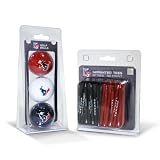 NFL Houston Texans 3 Pack Golf Balls (50 Pack Team Tees)