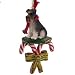 Golden Retriever Candy Cane Christmas Ornament
