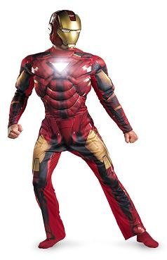 Iron Man 2 Mark VI Deluxe Light Up Deluxe Mens