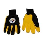 Pittsburgh Steelers Two-Tone Gloves
