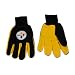 Pittsburgh Steelers Two-Tone Gloves