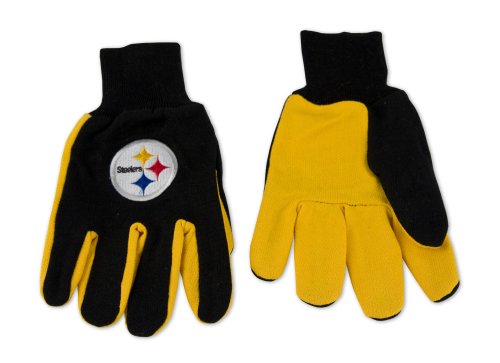 Pittsburgh Steelers Two-Tone Gloves
