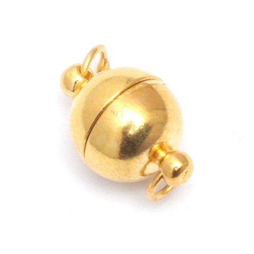Gold Plated Magnet Clasp For Necklace Bracelet Craft Charms Connector Jewelry Making Finding