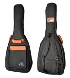 Produkt-Bild: gro&szlig;e Gitarrentasche mit 8 mm Polsterung in Schwarz Braun f&uuml;r Gitarre bis 110 cm