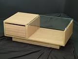 Ashton Wood And Glass Tv / DVD Unit In A Contemporary Oak Finish