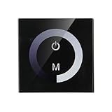 SODIAL(R) タッチインストールLED調光コントローラーコントロールパネル8A12-24V スイッチ調光器凹んだ壁用