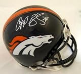 Champ Bailey Autographed/Hand Signed Denver Broncos Football Mini Helmet