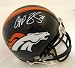 Champ Bailey Autographed/Hand Signed Denver Broncos Football Mini Helmet