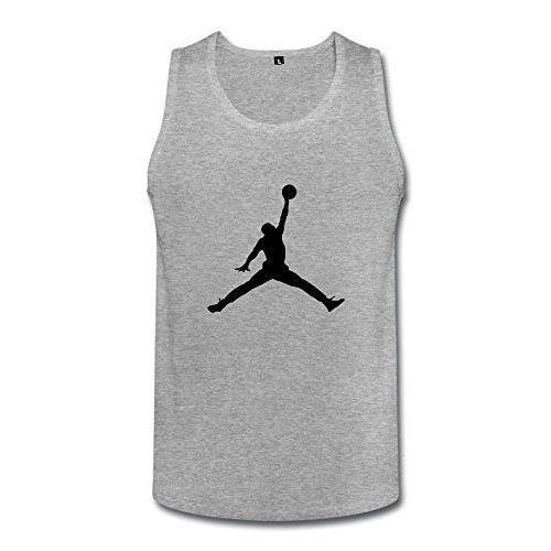 Womind Men's Jumpman Logo Tank Top HeatherGray