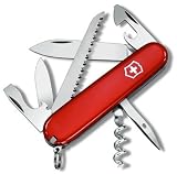 Victorinox-Couteau Suisse de Poche - Victorinox Camper - 1.3613 - Rouge - 13 Outils