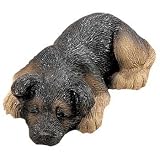 Sandicast German Shepherd Snoozer Dog Figurine