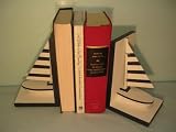 Hand Carved Wood Sailboat Bookends