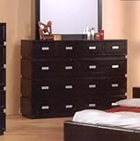 Milan Espresso Bedroom Dresser