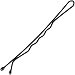 Lady Jayne Hair Accessories 18 Bobby Pins 6.4cm Black