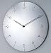 Verichron Metal Convex Odometer Clock - Silver