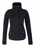 Bench Damen Stickjacke Gebondet ADVENT, black, XS