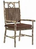 IMAGE OF Whitecraft Oasis S545501, Outdoor Wicker Dining Arm Chair, Seat Pad